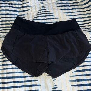 Lululemon black speed up 2.5 inch